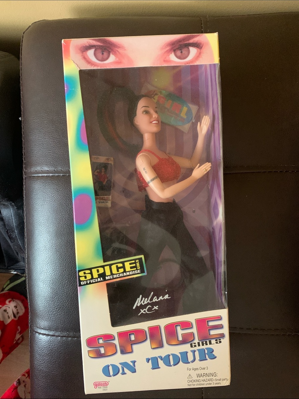 NWT Spice Girls Mel C Doll - Red Top, Black Pants